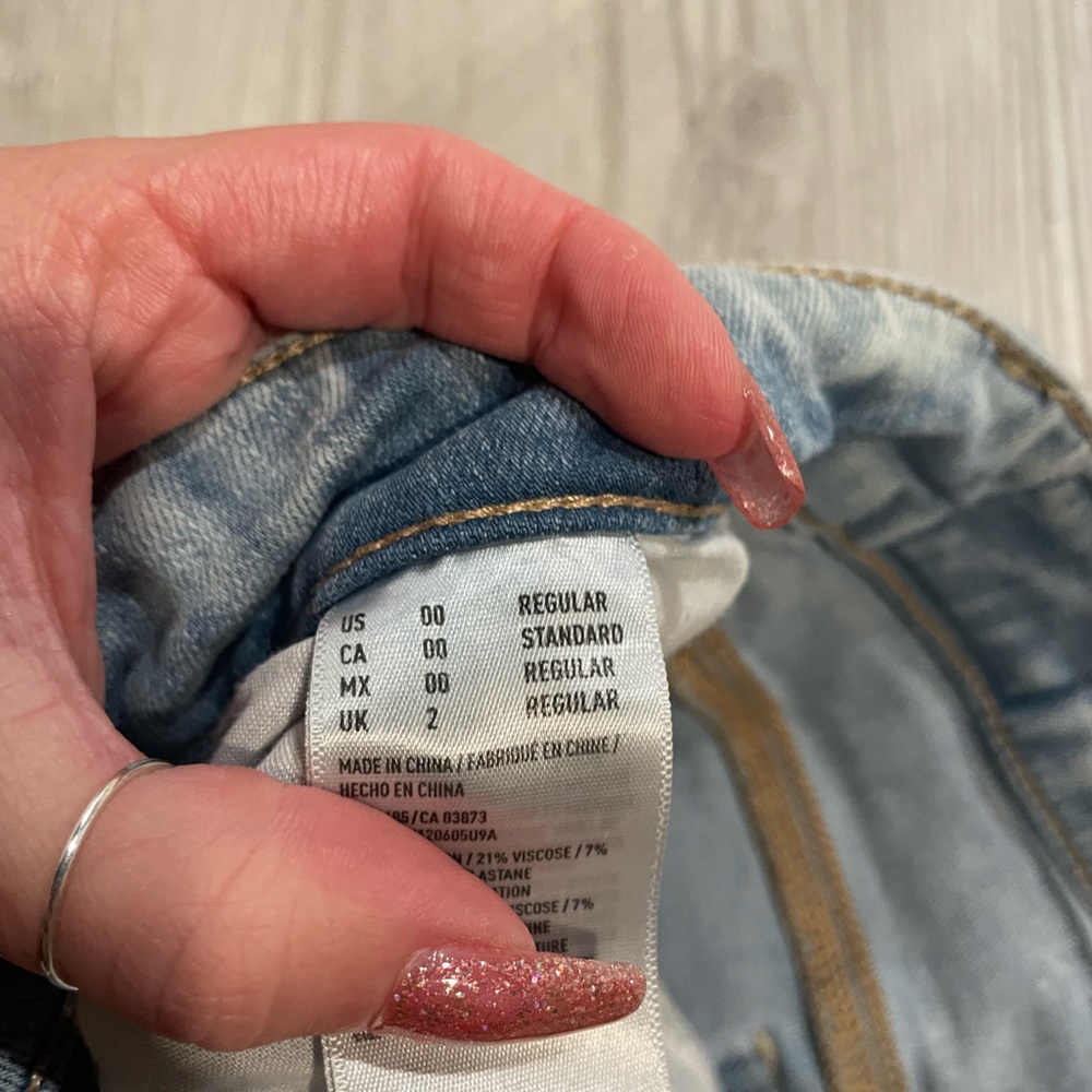 Distressed High waisted skinny jeans - Picture 3 of 4